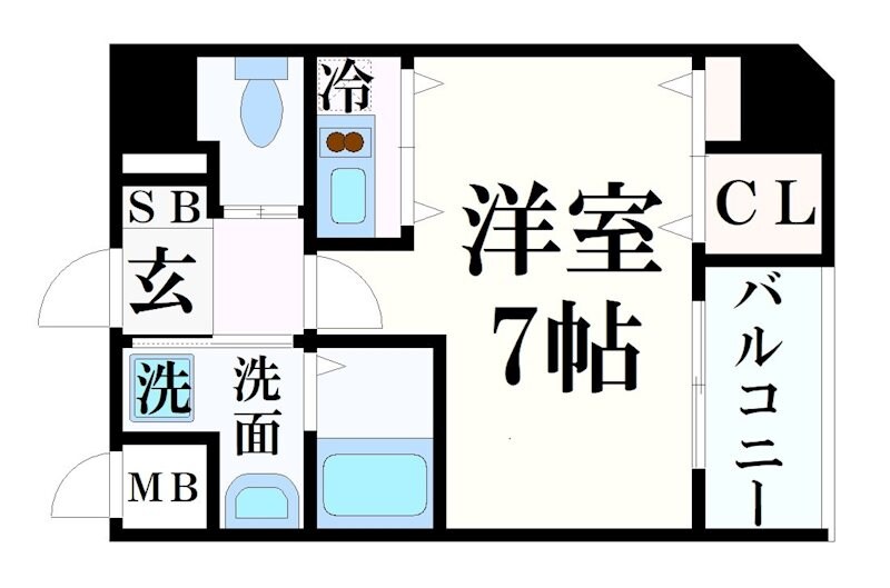 神戸駅 徒歩13分 2階の物件間取画像