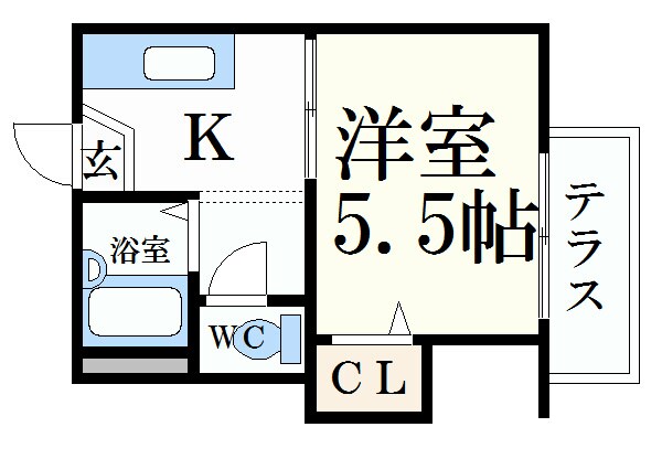 物件間取画像