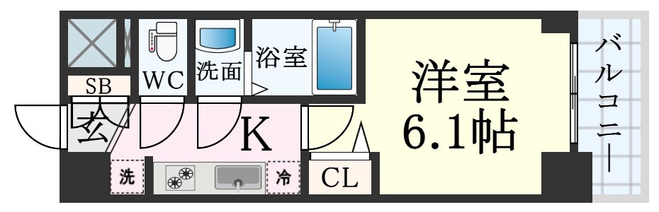 高速長田駅 徒歩7分 2階の物件間取画像