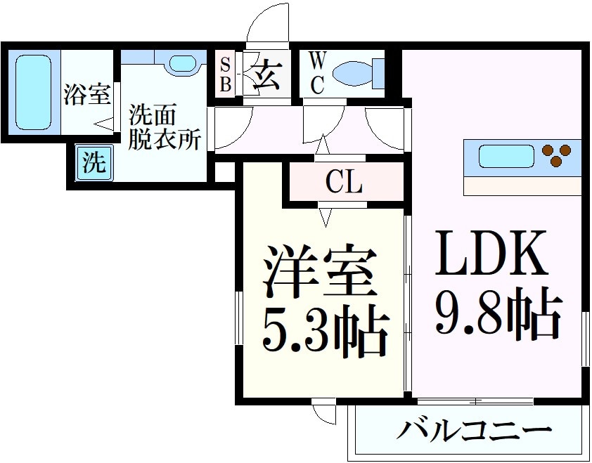 CASA　MIO　AOTANIの物件間取画像