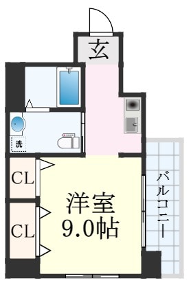 サンステージ神戸大倉山の物件間取画像