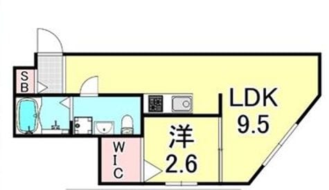 FlowerGarden KOBEの物件間取画像