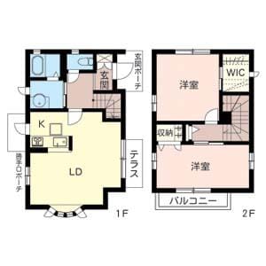 岡本駅 徒歩7分 1-2階の物件間取画像