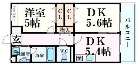 カサフェリーチェの物件間取画像