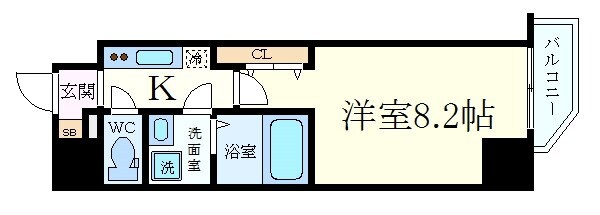 神戸駅 徒歩5分 13階の物件間取画像