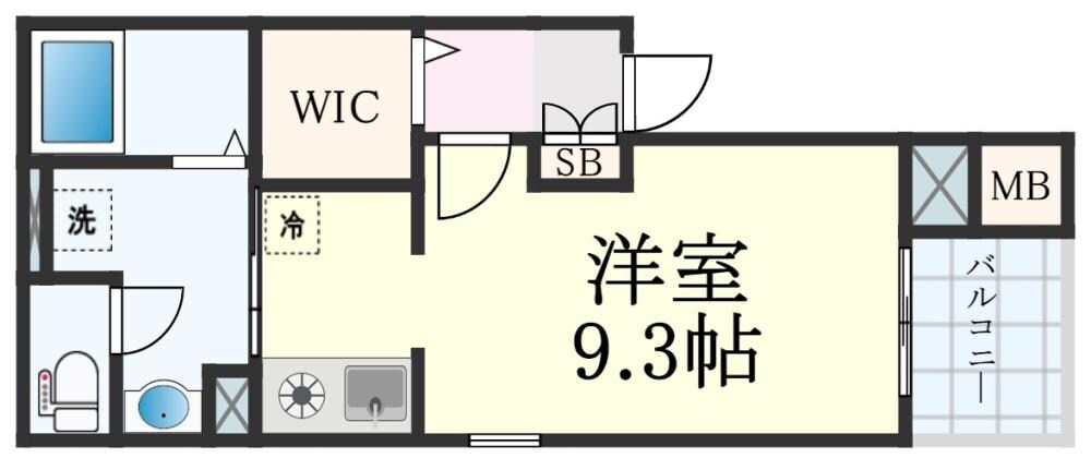 和田岬駅 徒歩6分 2階の物件間取画像