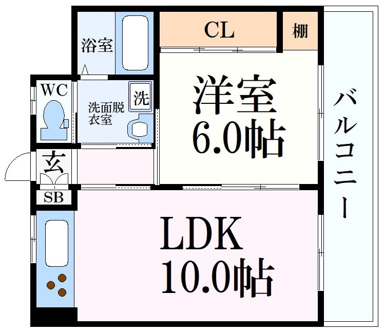 フェニックス本町の物件間取画像