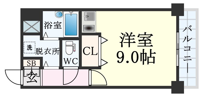 神戸駅 徒歩15分 4階の物件間取画像