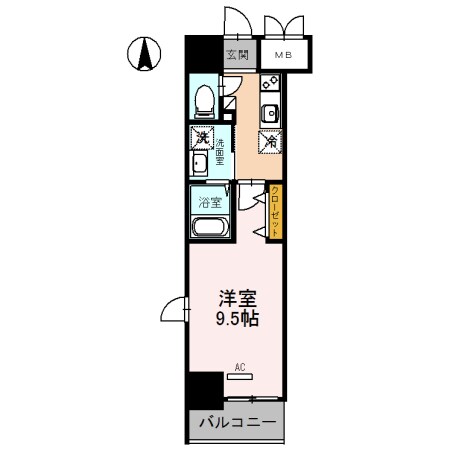 ロージェ泉中央の物件間取画像