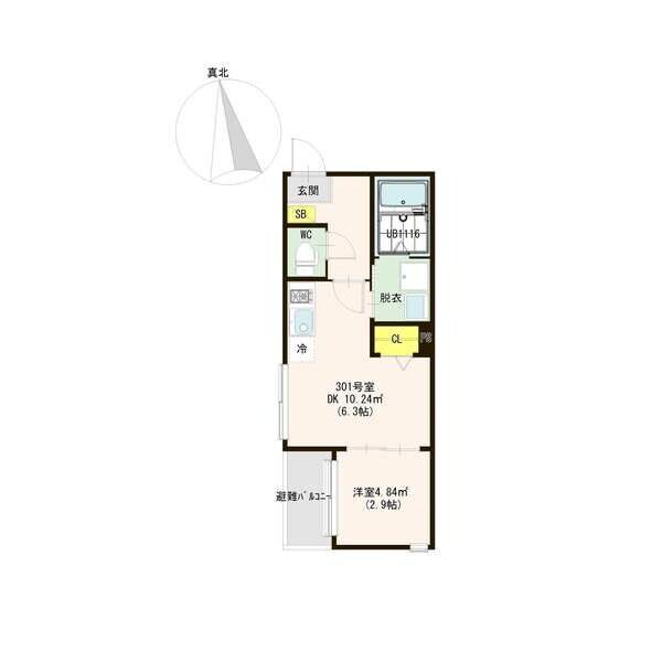 アストレア長町の物件間取画像