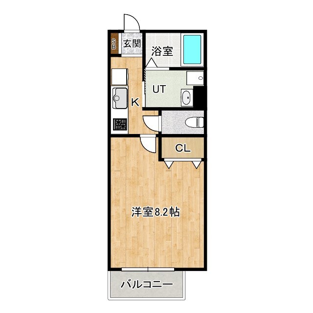 川内駅 徒歩10分 1階の物件間取画像