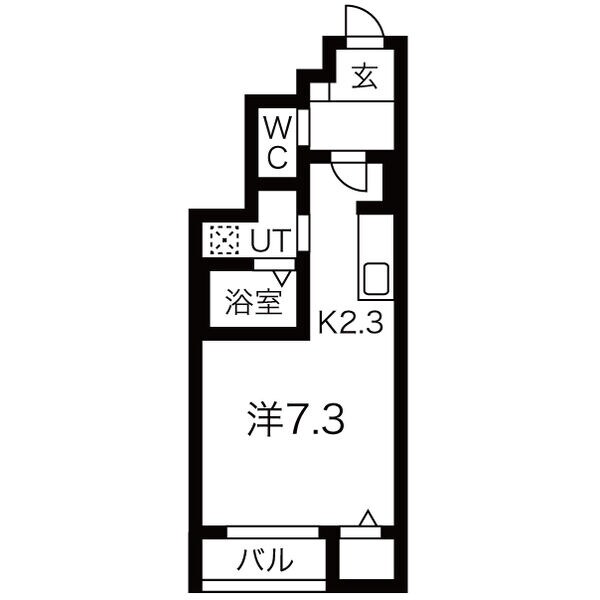 東仙台駅 徒歩12分 1階の物件間取画像