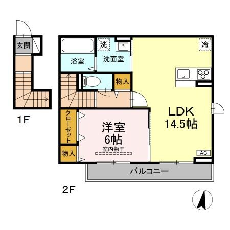 ベアーズマンション　Ⅱの物件間取画像