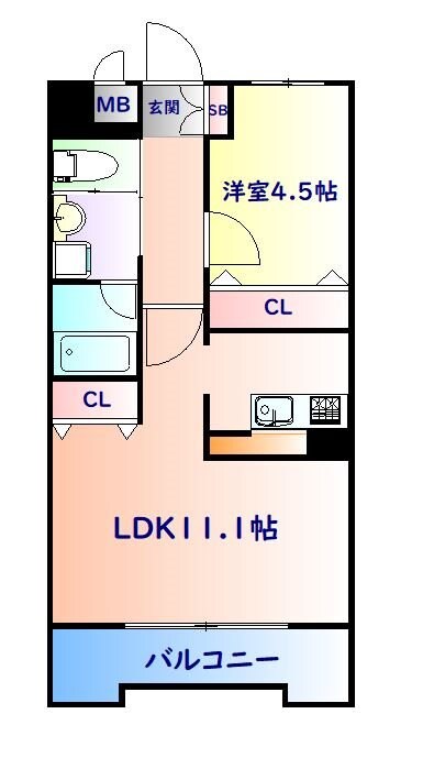 新田東レジデンスの物件間取画像