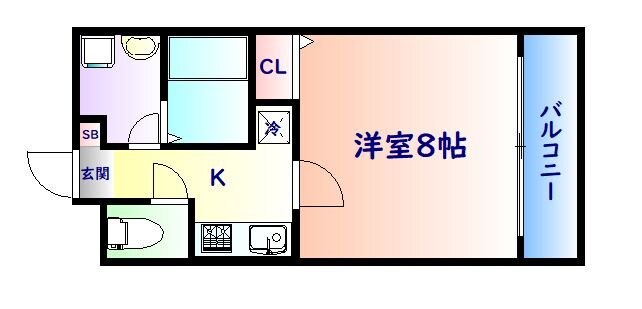 LUXES原町の物件間取画像