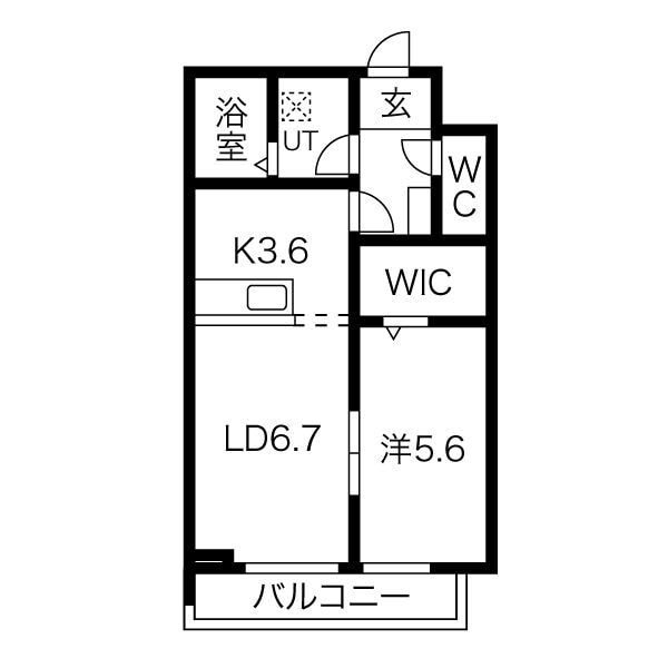 中野栄駅 徒歩17分 1階の物件間取画像