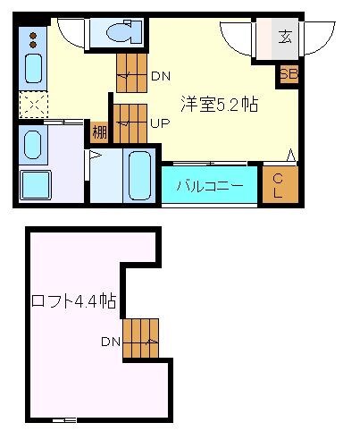 連坊駅 徒歩8分 1階の物件間取画像