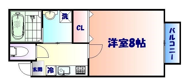 東仙台駅 徒歩10分 3階の物件間取画像