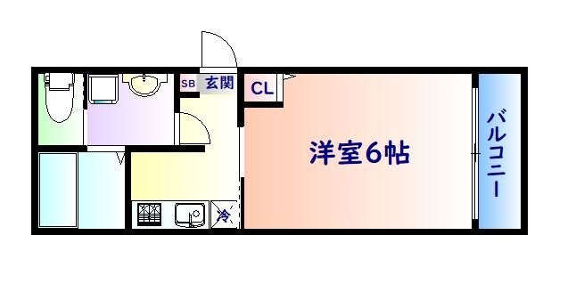 ガーデンパーク八本松Aの物件間取画像