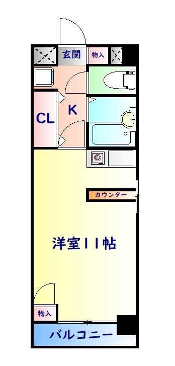 ベルビュー支倉の物件間取画像