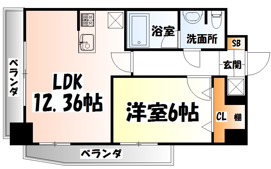 Nasic仙台東口の物件間取画像