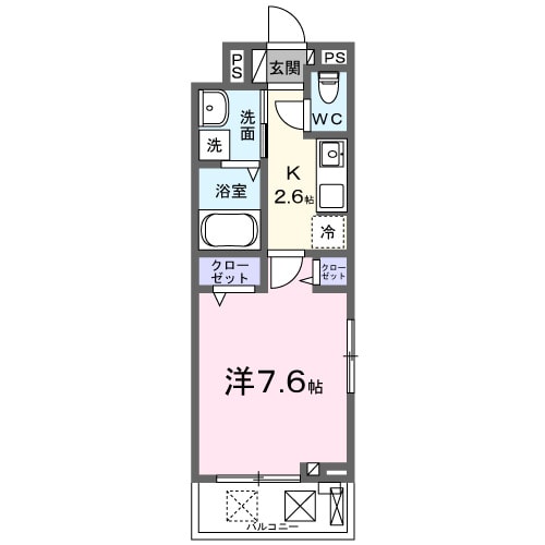 陸前高砂駅 徒歩14分 3階の物件間取画像