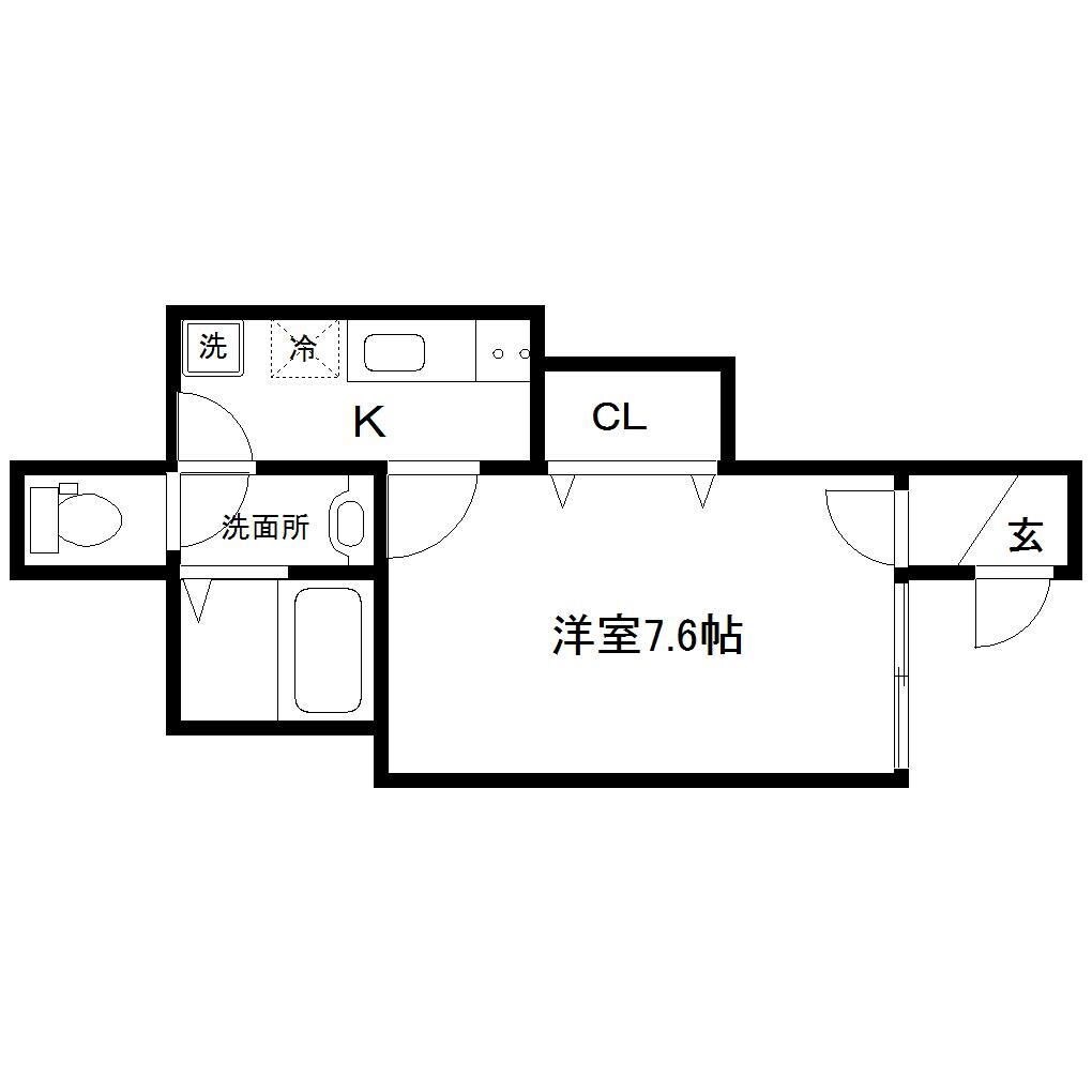 東仙台駅 徒歩3分 1階の物件間取画像