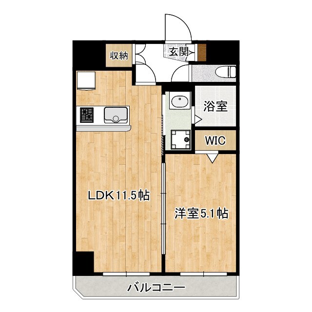 榴ケ岡駅 徒歩9分 6階の物件間取画像