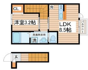 Ｃａｓａ Ｕｎｏの物件間取画像