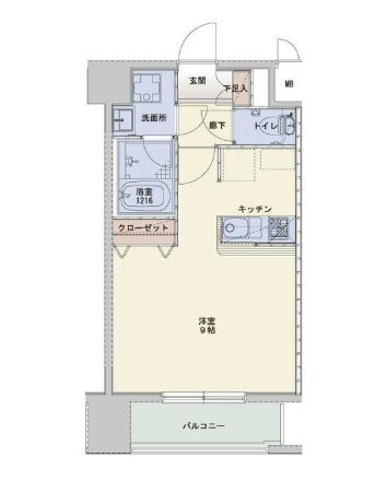 ヴィアーレ八幡3丁目の物件間取画像