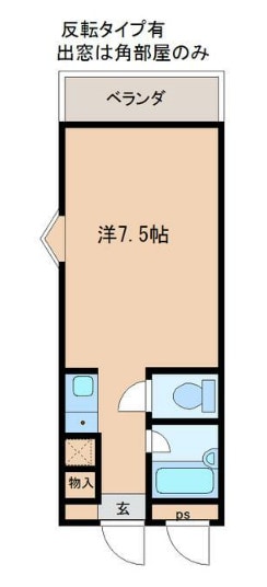 北仙台駅 徒歩7分 2階の物件間取画像