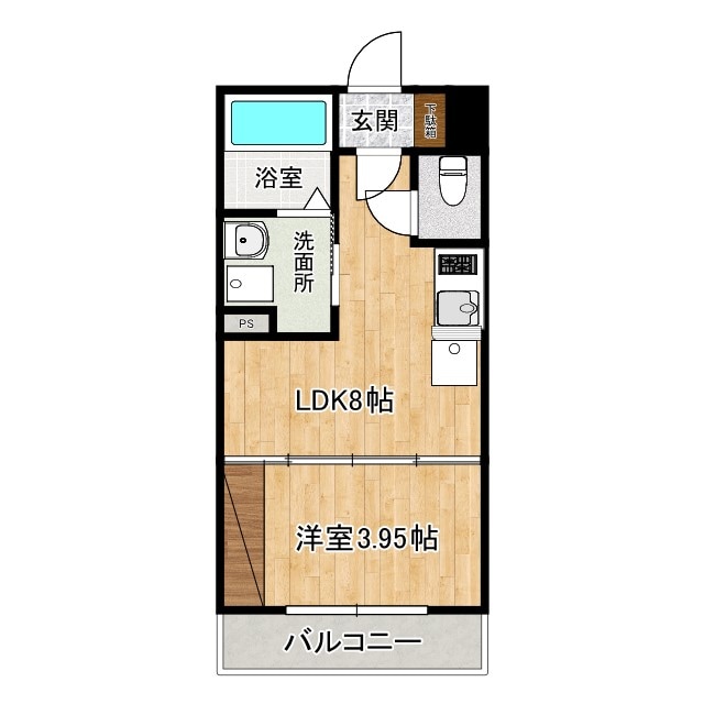 陸前原ノ町駅 徒歩3分 2階の物件間取画像