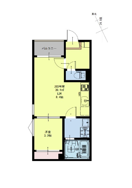 陸前原ノ町駅 徒歩5分 2階の物件間取画像