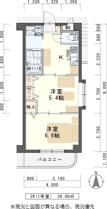 パルティールの物件間取画像