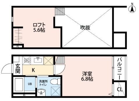 長町南駅 徒歩7分 1階の物件間取画像