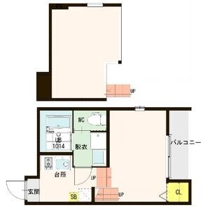 ハーモニーテラス新田の物件間取画像