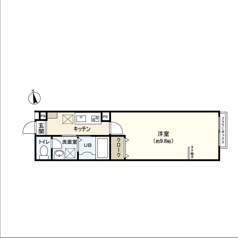 富沢駅 徒歩14分 1階の物件間取画像