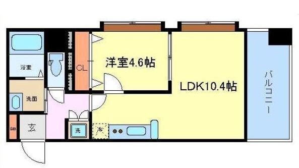 スクエア泉中央の物件間取画像