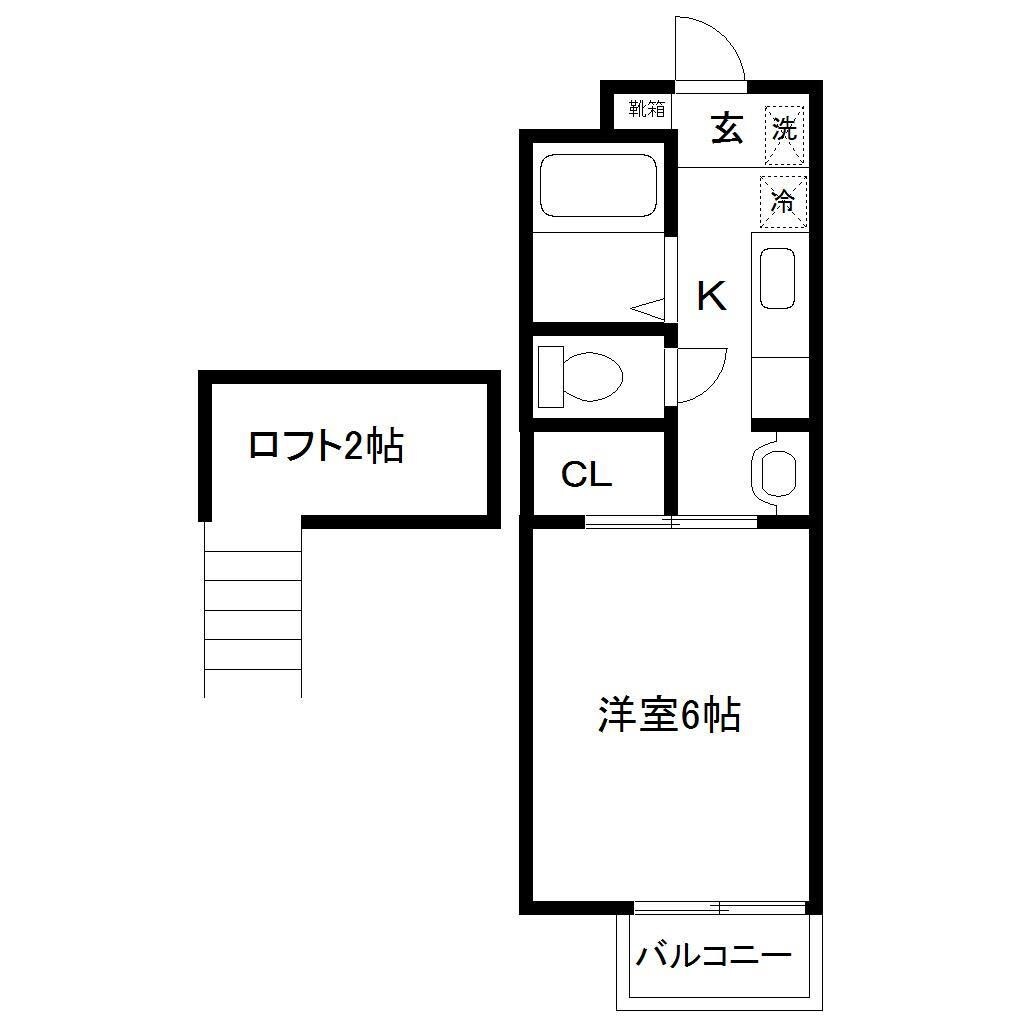 東照宮駅 徒歩3分 1階の物件間取画像