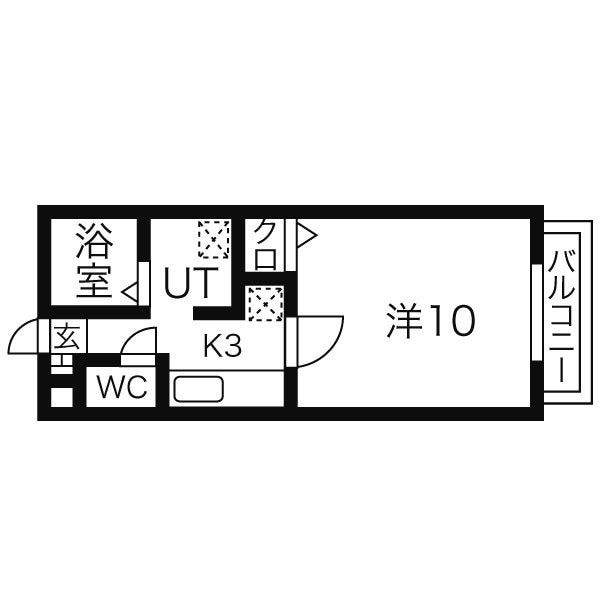 長町南駅 徒歩9分 1階の物件間取画像