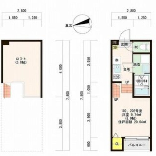 薬師堂駅 徒歩10分 1階の物件間取画像