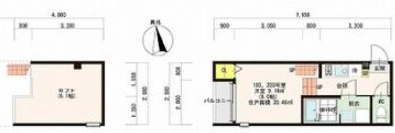 薬師堂駅 徒歩10分 1階の物件間取画像