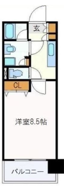 国際センター駅 徒歩5分 5階の物件間取画像