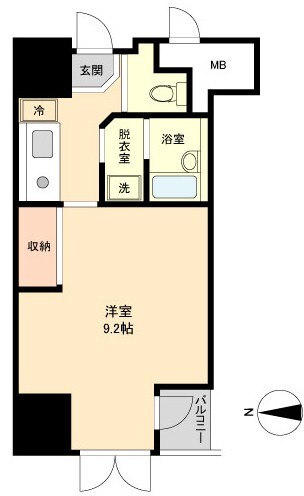 イーストン榴岡の物件間取画像