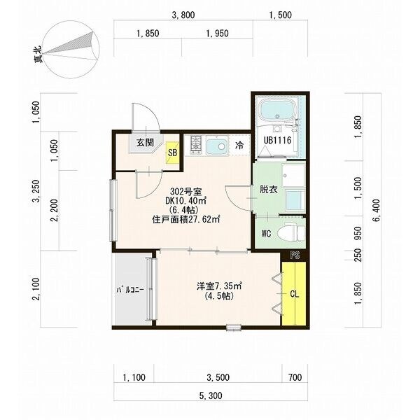 八乙女駅 徒歩8分 3階の物件間取画像