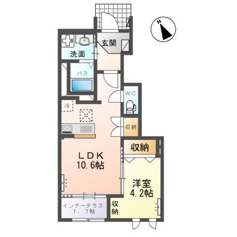 泉中央駅 徒歩39分 1階の物件間取画像