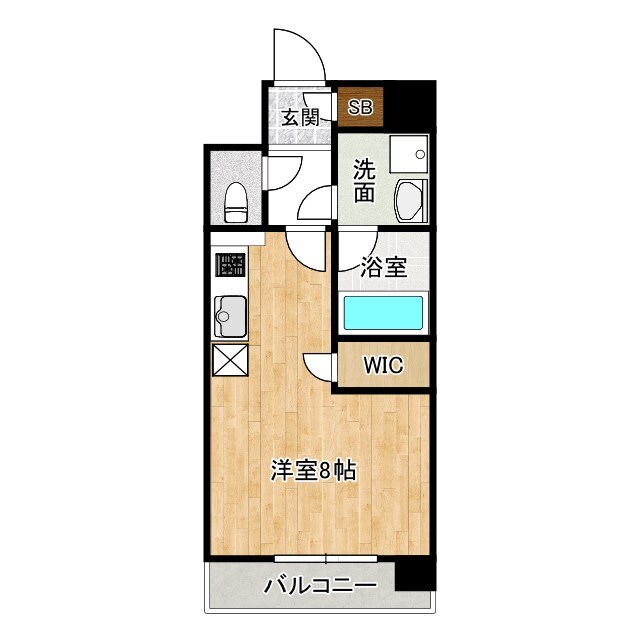 北四番丁駅 徒歩8分 7階の物件間取画像