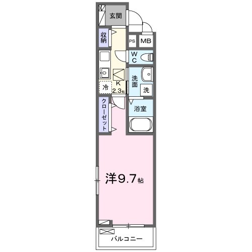 泉中央駅 徒歩12分 1階の物件間取画像