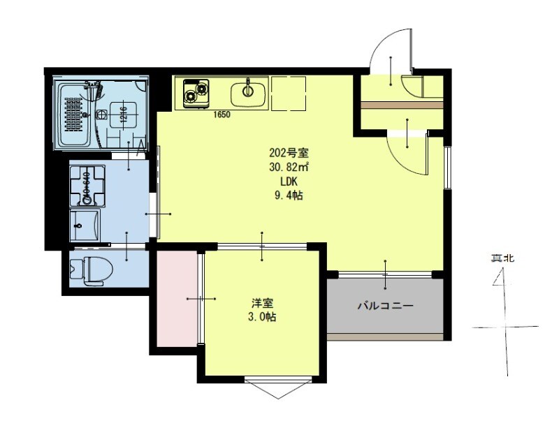 東照宮駅 徒歩6分 2階の物件間取画像