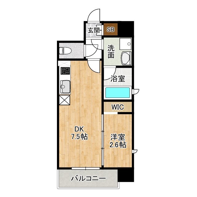 北四番丁駅 徒歩8分 8階の物件間取画像